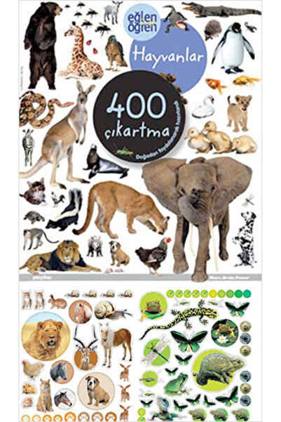 Derin Yayınları استمتع وتعلم - 400 ملصق للحيوانات
