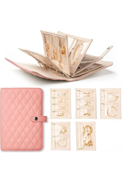 Bukela Travel Jewelry Organizer Case Jewelry Organizer Book with Transparent ...