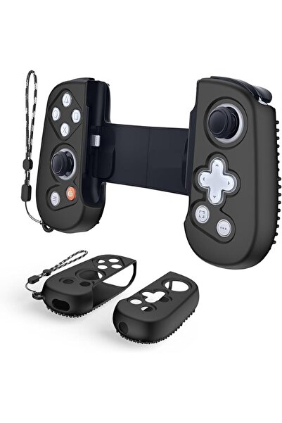 GENERAL Black Silicone Protective Case for Mobile Gaming Controller (1st & 2n...