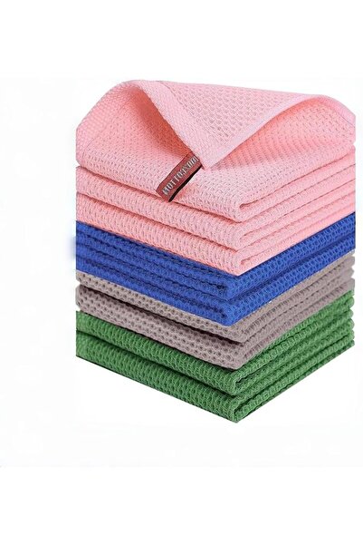 NIUBI Kitchen Dish Towels, 8 Pack Dish Cloths for Dish Rags for Drying Dishes...