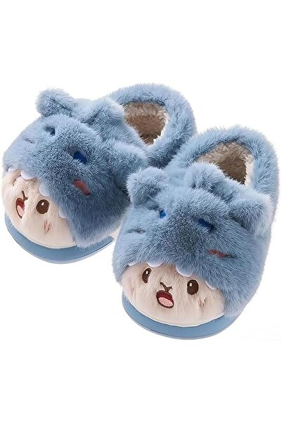 KASTWAVE Kids Warm Winter Slippers for Boys Girls, Cozy Fleece Toddler House ...