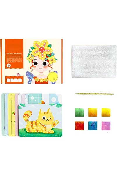 KASTWAVE Poke Art Princess Kit Gift, DIY Craft Kit for Kids Ages 4-10, Creati...