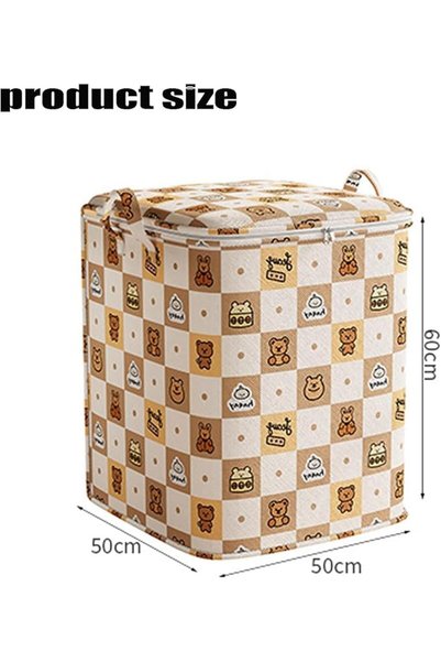 GENERAL Foldable Large Storage Bags,Portable Clothes Storage Bins Closet Organizers Storage Containers with