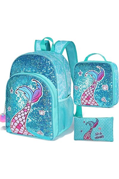 CITYRIYA LONG Kids Backpack, Student Backpacks for Girls Boys, 3 PCS Children...
