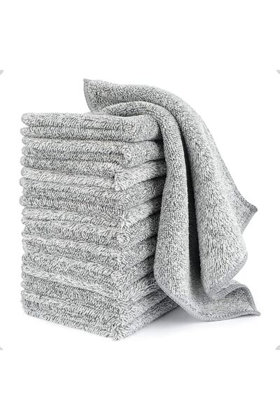 Aputue Kitchen Dish Towels, 12PCS Bamboo Charcoal Fiber Rags, Super Absorbent...