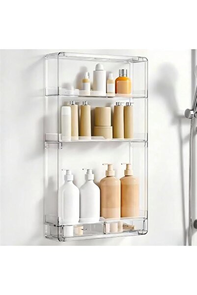 TERRIFI Adhesive Shower Caddy, X-Large Capacity No Drill Rustproof Bathroom O...