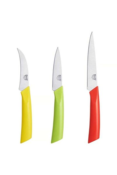 IKEA MATDOFT 3-Piece Kitchen Knife Set – Stainless Steel Cutting Knives with ...