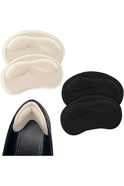 Roxolana 4-Piece Self-Adhesive Heel Pads Anti Slip Soft Liner Insole Protecto...