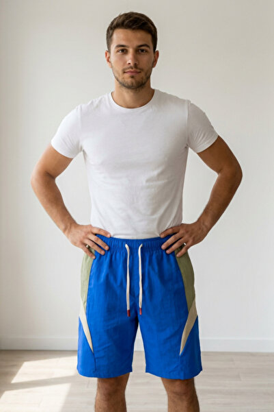 OEM Pantaloni scurți sport pentru bărbați cu buzunare și șnur, 25918