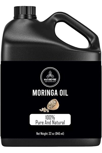 Naturevibe Botanicals Argan Oil 32 Fl oz – Cold Pressed, Unrefined, Pure Moro...