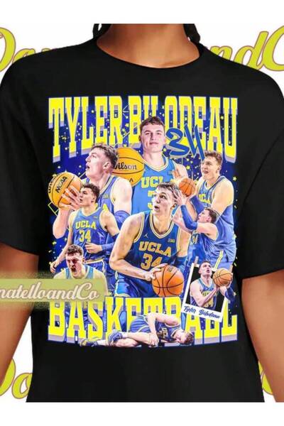 2BIR Tyler Bilodeau Shirt Basketball Player Tshirt College American Sport Uni...
