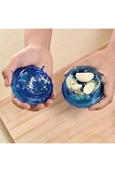 GENERAL 1PC Garlic Crusher Manual Press Clear Plastic Roll Chopper Multifunct...