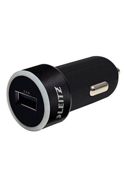 Leitz Incarcator Complete Traveller Usb Pentru Masina - Negru, 26 x 58 x 26 mm