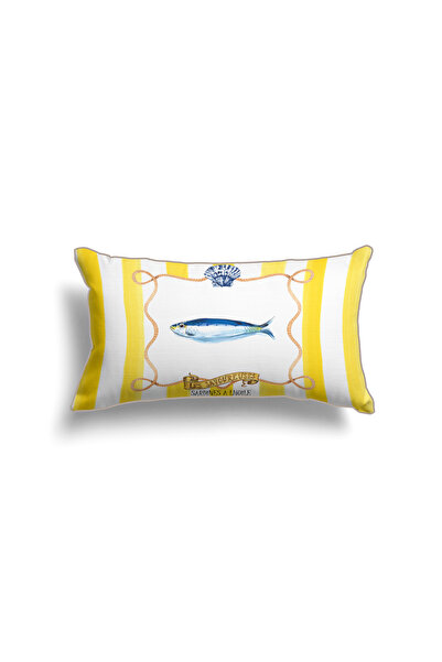 Maxxdeco Rope-Piped Throw Pillow Cover