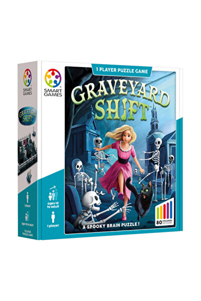 Smart Games Νυχτερινή Τάξη, Παιχνίδι Λογικής με 80 Προκλήσεις, 10+ Χρόνια, Δι...