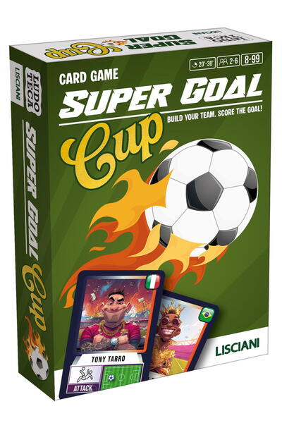 Lisciani Karetní hra - Super Gol Cup Lisciani, 16 x 11 x 3 cm, 8+