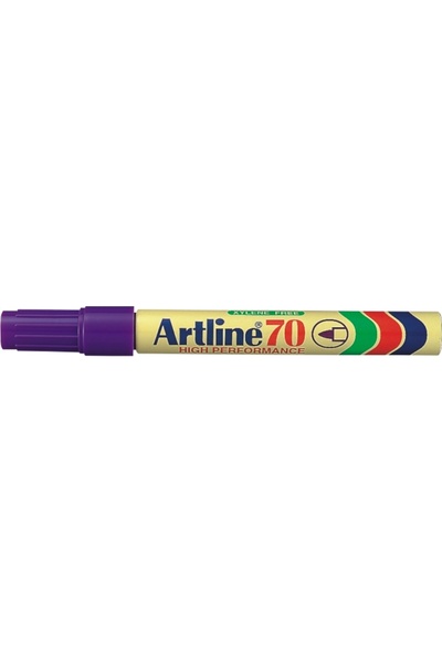 artline Permanent Marker 70, Metal Body, Round Tip 1.5Mm - Purple, 1.5 mm