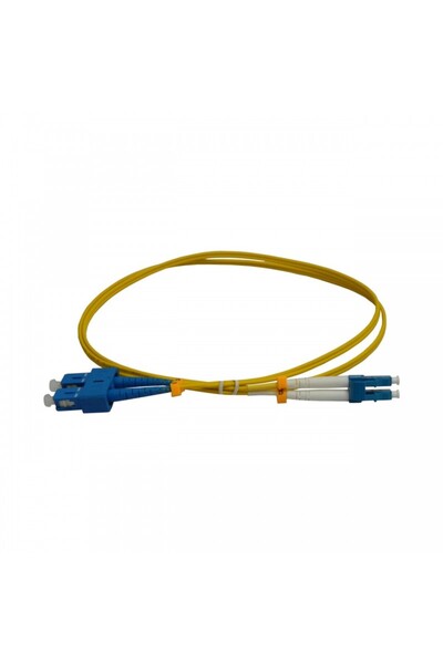 Emtex Patchcord FO SC/PC-LC/PC, SM OS2 9/125, manta LSZH 2.0mm, duplex 5m, "S...