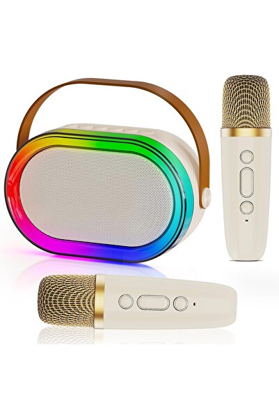 UrbanX URBANNX Mini Karaoke Machine for Kids Adults, Portable Bluetooth Speak...
