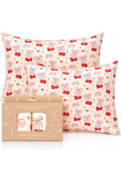 Smug Satin Pillowcases 2 Pack | Luxury Satin Pillowcases | Silky, Cooling Cov...