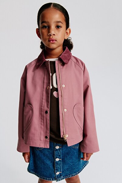 H&M Fitilli Kadife Yakalı Utility Ceket