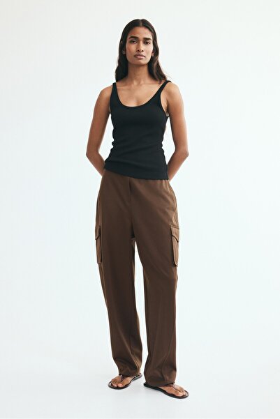 H&M Bol Kesimli Kargo Pantolon