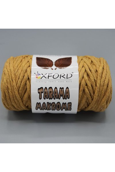 Oxford İplik Tarama Macrame 5 mm - 046 Mustard