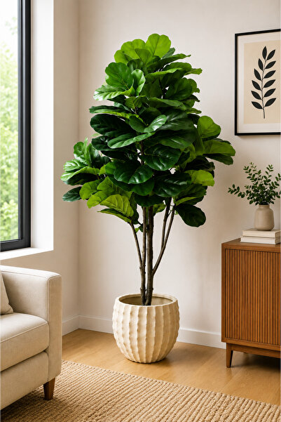 Generic Artificial Fiddle Leaf Fig Plant - 230 CM