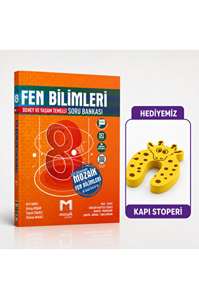 Mozaik Yayınları 8.Sınıf 2026-2027 Fen Bilimleri Soru Bankası(kapı stoperi he...