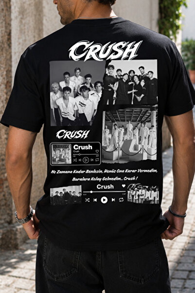 shidumanlar Crush Unisex Bay/ Tişört – Özel Tasarım Baskılı Oversize Pamuklu ...