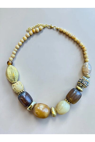 Bozhi Handmade Necklace Beads Minimal Elegance Suitable for Daily Combination...
