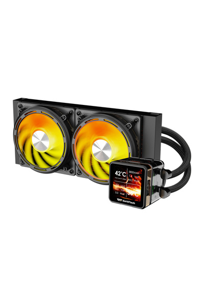 Other Darkflash De240 Set de răcire cu apă pentru PC 240mm cu ventilatoare Negru