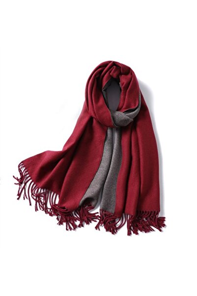STARSTAR Women's starry blue scarf 200x65cm reversible tassel soft.