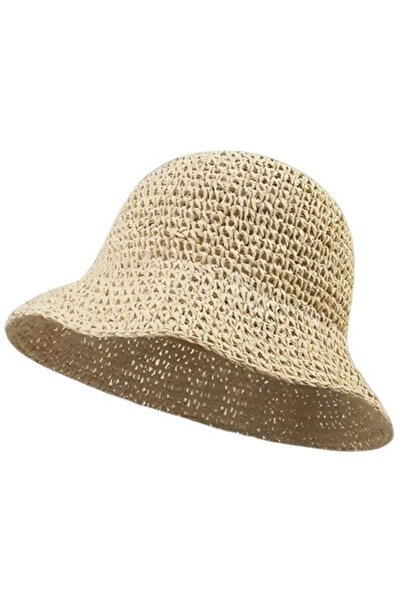 STARSTAR Beach hat brim6cm depth7cm 54-58cm foldable travel sun hat.