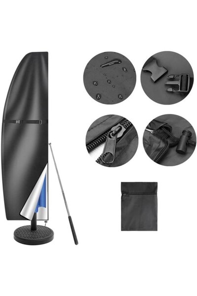 Morvena Picks Husă pentru umbrelă de terasă - Impermeabilă, pentru umbrelă ti...