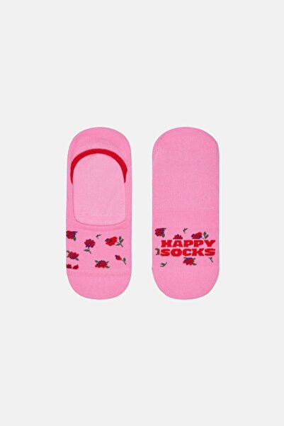 Happy Socks - Pink Rose Patterned Ballerina Socks