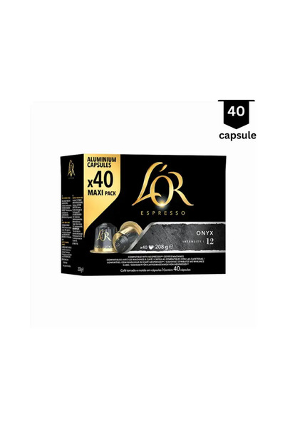 L'OR L’OR Espresso Onyx – Compatibil Nespresso- 40 Capsule