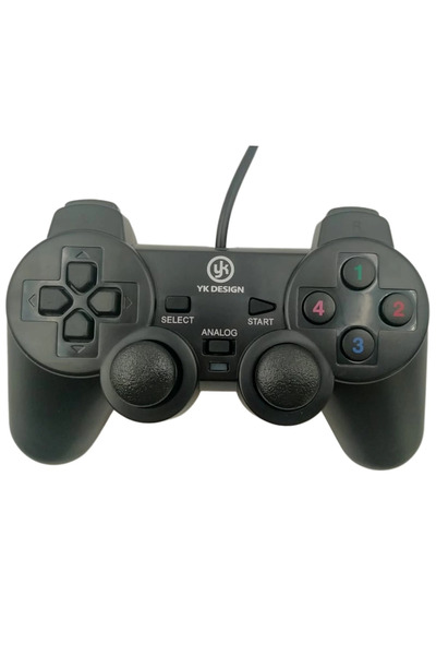 SORA GROUP Dual Vibration USB Wired Game Controller Pc Compatible Vibration G...