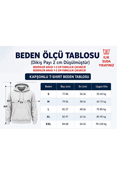 x-compass life Oversize Kışlık Kadın Kapüşonlu Sweatshirt Penbe Kurdale Baskılı