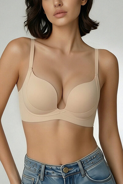 Generic Brand Sexy deep V gathering underwear for women, thin design without ...
