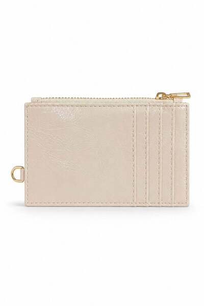 HAKKE Shiny Textured Multi-Compartment Slim Wallet