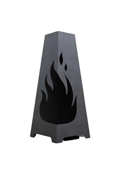 Vivatechnix Incalzitor pentru terasa/gradina, Fire Pyramid KRO-1078, Otel, Ne...