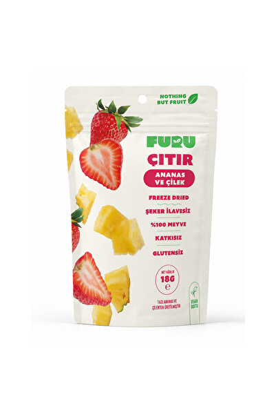 Çıtır Ananas&Çilek - Freeze Dried Ananas&Çilek- Dondurularak Kurutulmuş Meyve