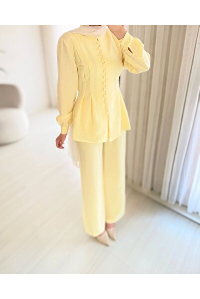 BELLASTORE Button detailed double set