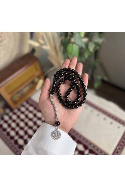 Generic Brand مسبحة بكلايت أسود