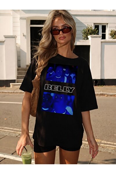 Generic Brand Blue Toned Figures with BELLY Text,everyday essential,back to s...