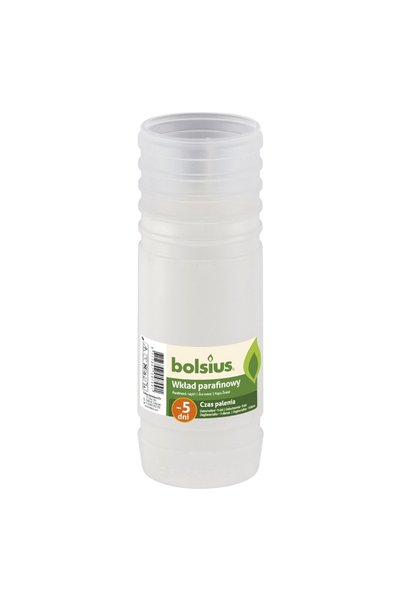 Bolsius Set 3 x Candela Rezerva cu Ulei Alb 5 Zile