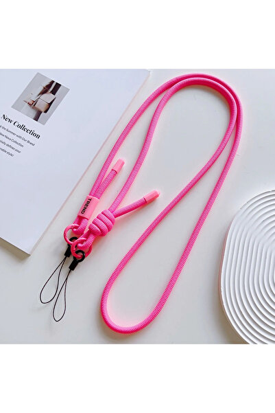 choice2 Rose pink Adjustable Universal Phone Lanyard Diameter Outdoor Case Cr...