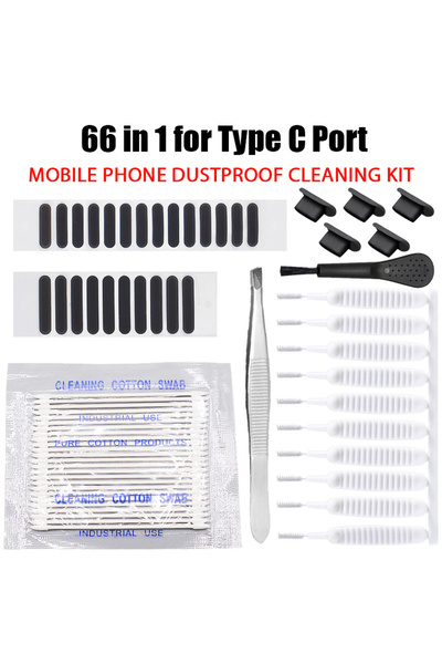 Choice 66PCS for TypeC Port Phone Cleaning Set Universal Mobile Phone Speaker...