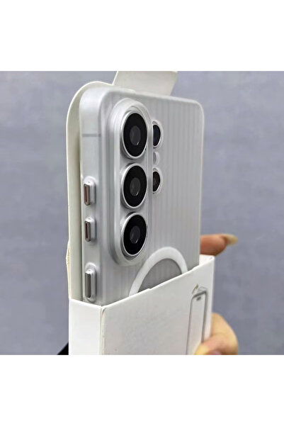 Choice21 Galaxy S26 Ultra White Frosted Clear Corrugated For Magsafe Magnetic...